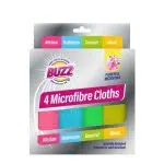 Buzz Microfibre Cloths 4 Pack