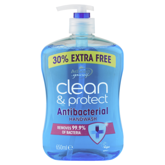 Clean & Protect Antibacterial Handwash (650ml)