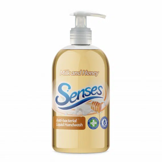 Senses Milk and Honey Anti-bacterial Handwash 500ml